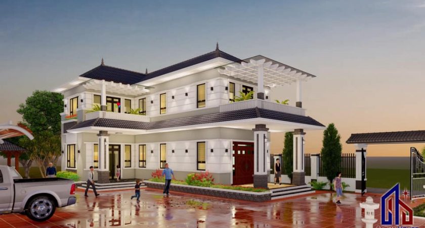Mừng Khánh thành nhà bố mẹ tại quê nhà năm 2021